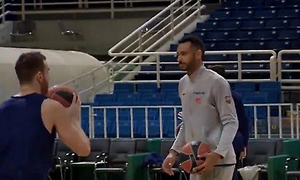 Η πρωινή προπόνηση της Μπαρτσελόνα στο ΟΑΚΑ (video)