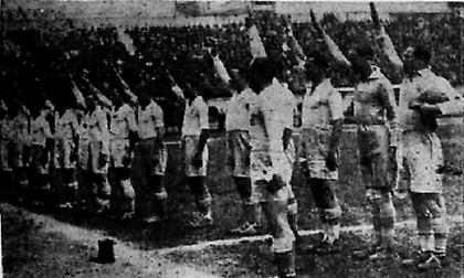 1932: O… ρωμαϊκός χαιρετισμός των Ελλήνων διεθνών