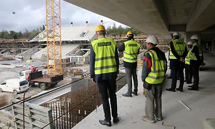 Επισκέφτηκαν το νέο γήπεδο της ΑΕΚ άνθρωποι του Άγιαξ