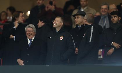 Ριμπολόβλεφ και Θερέδο είδαν μαζί το Ατλέτικο-Μονακό (pics)