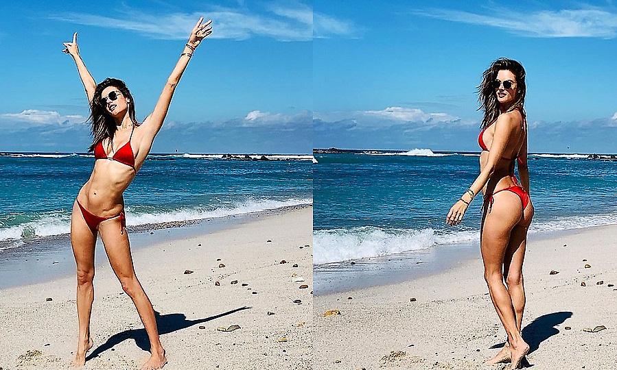 Ποιο κρύο; Η Αλεσάντρα Αμπρόζιο φέρνει «καύσωνα» (pics)