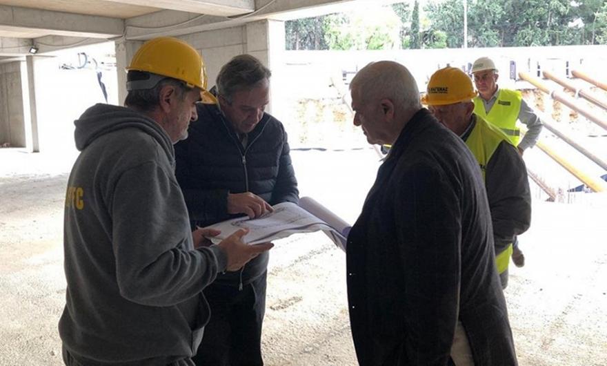 Επιθεώρησε τις εργασίες στην «Αγια-Σοφιά» ο Μελισσανίδης