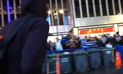 Αποθέωση για Γιάννη από ομογενείς έξω από το MSG (video)