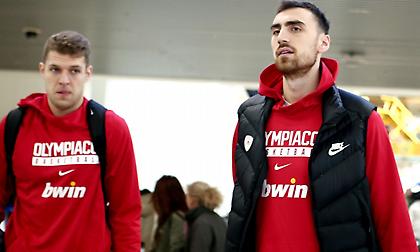 Κλικ από την αναχώρηση του Ολυμπιακού