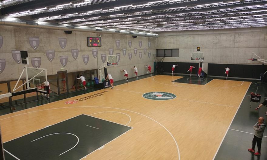 H προπόνηση του Ολυμπιακού στο Κάουνας (video)