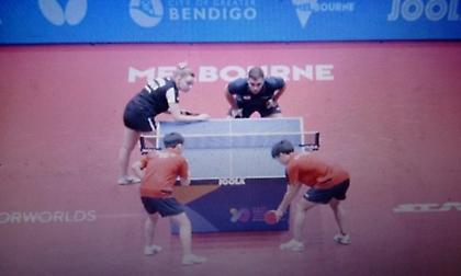 Στη 16άδα του διπλού μικτού Σγουρόπουλος και Σουργιάν στο Παγκόσμιο Πρωτάθλημα επιτραπέζιας αντισφαί