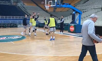 Από νωρίς στο ΟΑΚΑ Ομπράντοβιτς και Φενέρ (video)