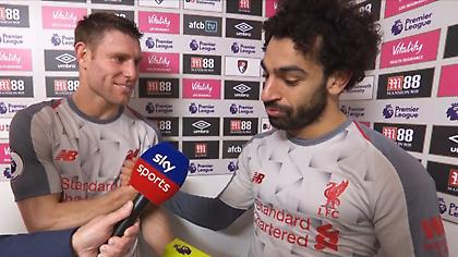 Ο Σαλάχ πήρε το βραβείο του man of the match και το έδωσε στον Μίλνερ (video)