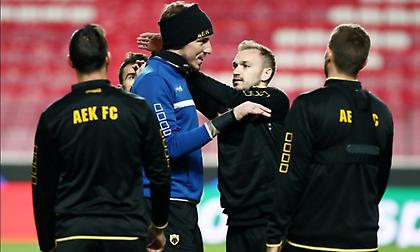 Τα αποδυτήρια της ΑΕΚ στο «Ντα Λουζ» (pics)