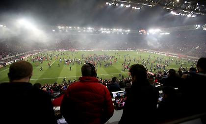 Το «ηφαίστειο» του Καραϊσκάκη μετά την πρόκριση επί της Μίλαν (video)