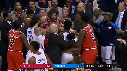 Παραλίγο γενική σύρραξη στο Θάντερ-Μπουλς (video)