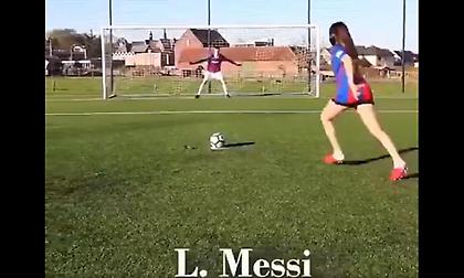 Αυτή η κοπέλα μιμείται Μέσι, Κριστιάνο, Πογκμπά και Νεϊμάρ καλύτερα από ό,τι μπορείς να φανταστείς!