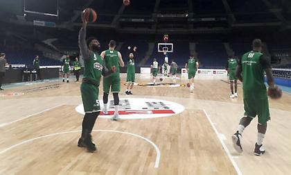 Χωρίς απρόοπτα η προπόνηση του Παναθηναϊκού στη Μαδρίτη