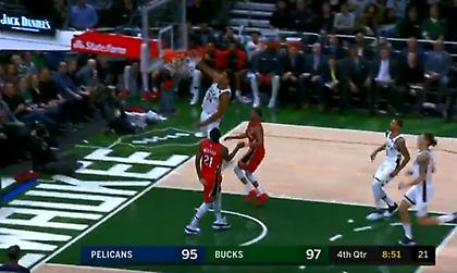 Οδοστρωτήρες Γιάννης και Λέοναρντ στο Top 10 (video)