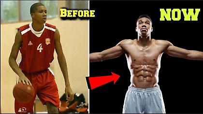 Ο Αντετοκούνμπο έχει βάλει 23 κιλά μυϊκής μάζας στο ΝΒΑ!