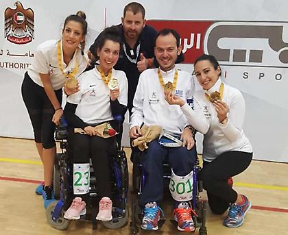 Χρυσό μετάλλιο για τα ζευγάρια BC3 στο Παγκόσμιο Κύπελλο του Ντουμπάι