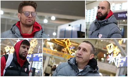 Η αναχώρηση του Ολυμπιακού για Τουρκία (pics)