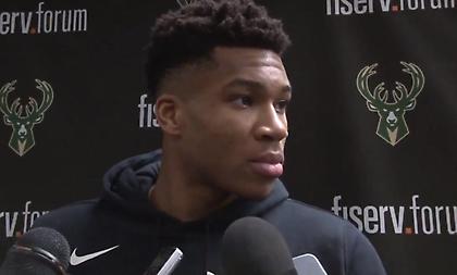 Αντετοκούνμπο: «Φανταστικό που είμαστε πρώτοι στην Ανατολή»