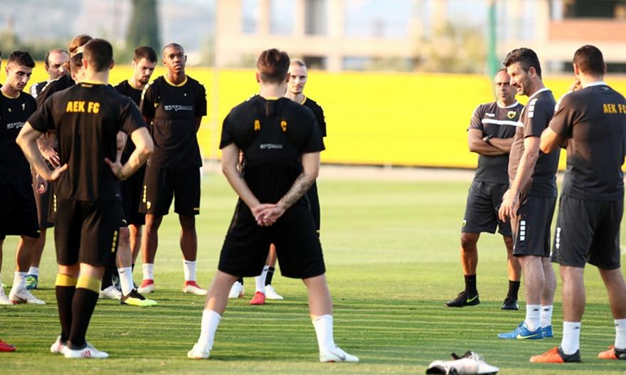 Χωρίς προβλήματα η τελευταία προπόνηση του 2018 για την ΑΕΚ