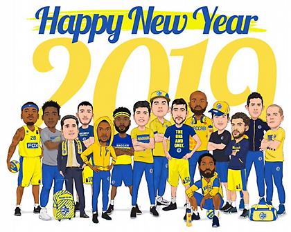 Οι… καρτουνίστικες ευχές της Μακάμπι του Σφαιρόπουλου (pic)