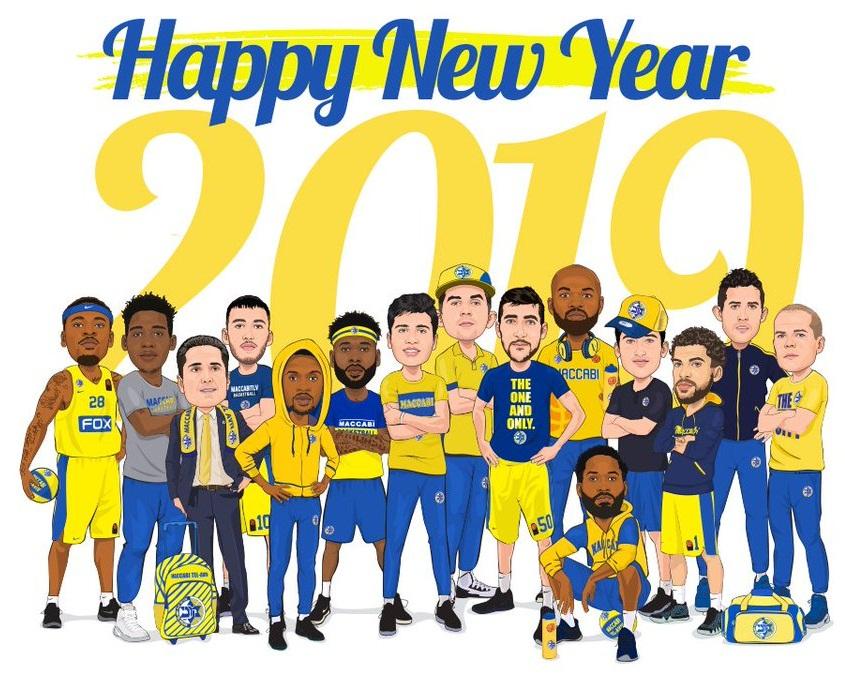 Οι… καρτουνίστικες ευχές της Μακάμπι του Σφαιρόπουλου (pic)