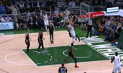 Στην κορυφή (φυσικά) το σούπερ κάρφωμα του Γιάννη