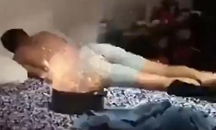 Ο Ντιέγκο Κόστα ξύπνησε τον αδερφό του με βεγγαλικά! (vid)