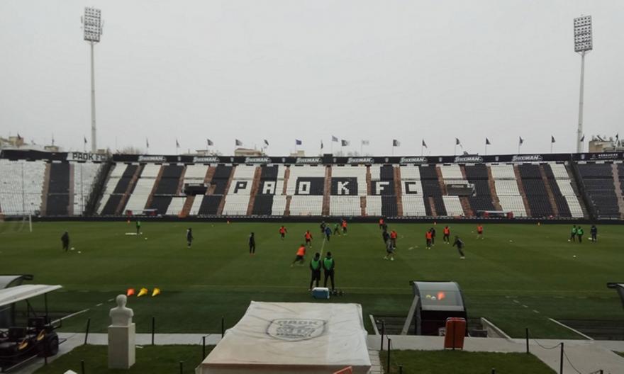 Στην Τούμπα λόγω χιονιά ο ΠΑΟΚ