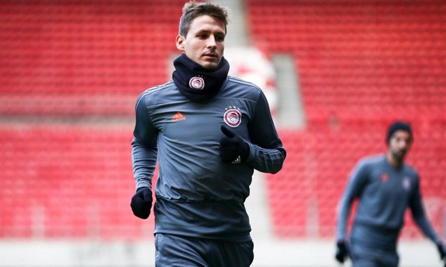 Η πρώτη προπόνηση του Σολδάνο με τον Ολυμπιακό (pics)