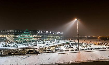 Απίστευτη εικόνα από την χιονισμένη Zalgirio Arena!