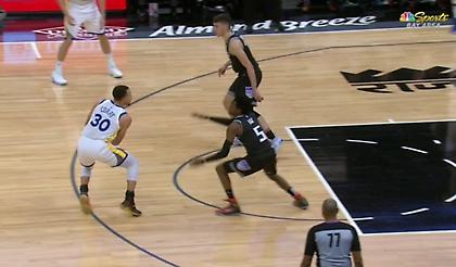 Περπάτησε α λα Χάρντεν ο Κάρι και μετά «έδειξε» τον… μούσια (video)