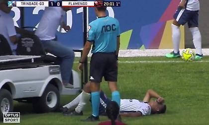 Το αμαξίδιο τραυμάτισε τον… τραυματία (video)