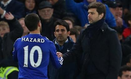 Ποτσετίνο: «Στο ίδιο επίπεδο με Μέσι και Κριστιάνο ο Αζάρ»