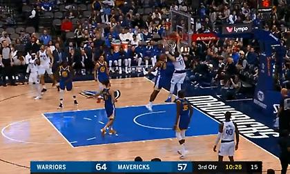 Κάρφωσε τους Γουόριορς ο Ντόντσιτς στην πρώτη θέση του Top 10 (video)