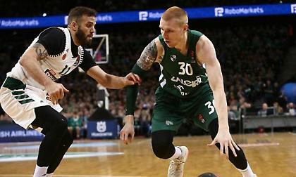 Ουάιτ: Έκανε τα πάντα στο παρκέ και… πλήγωσε το «τριφύλλι» στο Κάουνας! (video)