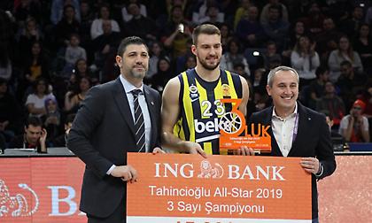 Πήρε την... κούπα στα τρίποντα ο Γκούντουριτς της Φενέρ! (video)