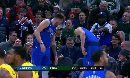 Έξαλλος φίλος των Μάβερικς σε σπρώξιμο στον Ντόντσιτς: «Θα μου τραυματίσει τον ρούκι!» (video)