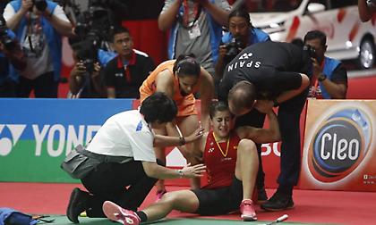 Σοκαριστικός τραυματισμός στο μπάντμιντον: Εννιά μήνες εκτός η Ισπανίδα πρωταθλήτρια (video)