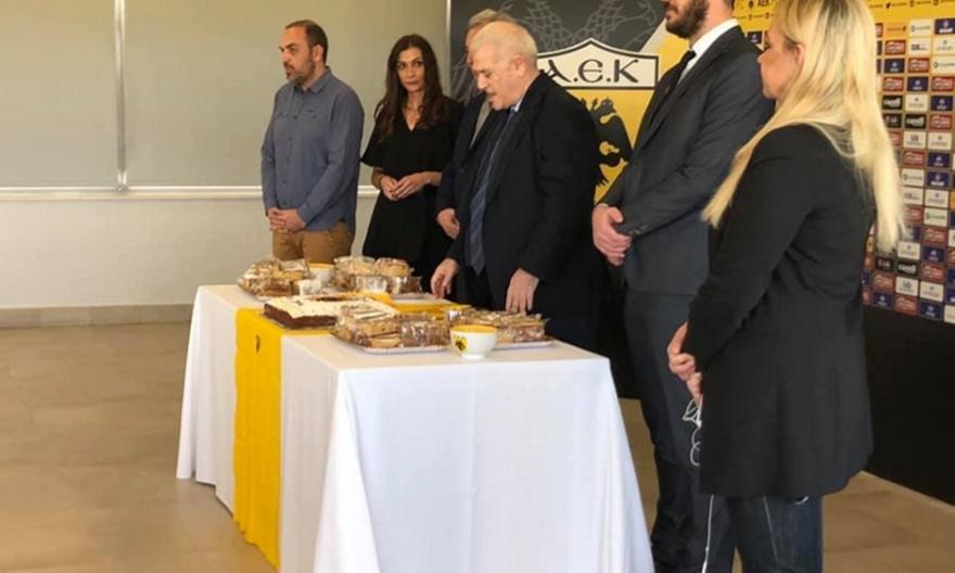 Με Μελισσανίδη η κοπή πίτας της ΑΕΚ