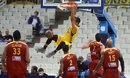 Με Γκρίφιν και Χάντερ έκανε τη «δουλειά» με το Ρέθυμνο η ΑΕΚ!