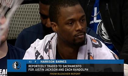 Ο Μπαρνς μαθαίνει στη διάρκεια του αγώνα πως… έφυγε από τους Μάβερικς (video)