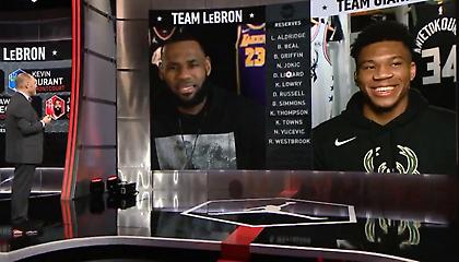 Αυτούς διάλεξαν Γιάννης και Λεμπρόν για το All Star Game