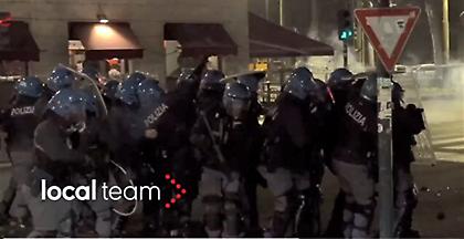 Ιταλία: Συγκρούσεις αστυνομίας-αναρχικών μετά την εκκένωση κατάληψης