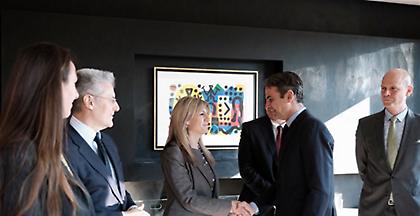 Συνάντηση Μητσοτάκη-εκπροσώπων γερμανικών επιχειρήσεων