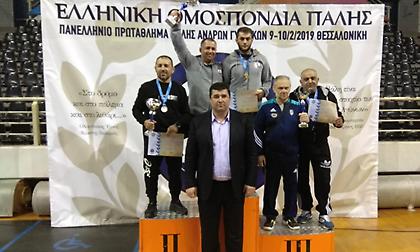 Ευκαρπία και Ήφαιστος Βαθυλάκου πρωταθλητές Ελλάδας στην πάλη