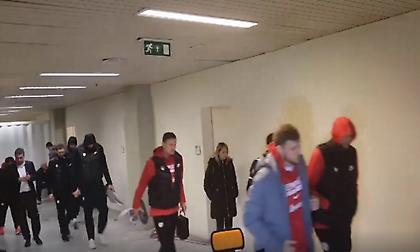 Η αποχώρηση του Ολυμπιακού από το ΟΑΚΑ (video)