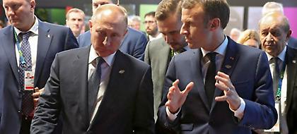 Τηλεφωνική επικοινωνία Μακρόν-Πούτιν για τη Συρία