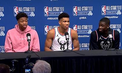 Αντετοκούνμπο: «Παίρνω συμβουλές από τον Θανάση για το βραβείο του MVP»