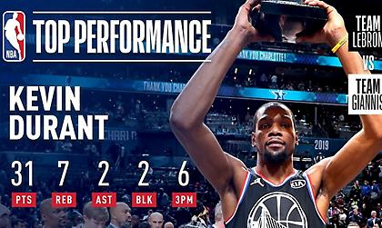 MVP στο All Star Game ο Ντουράντ