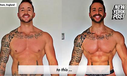 Απέκτησε το σώμα των ονείρων του τρώγοντας junk food!